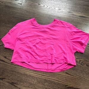 Lululemon all yours cropped t shirt